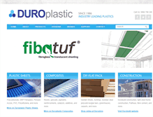Tablet Screenshot of duroplastic.com